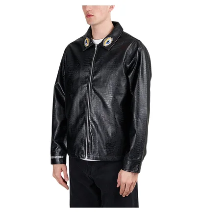 Pleasures Slide Work Jacket (Schwarz)