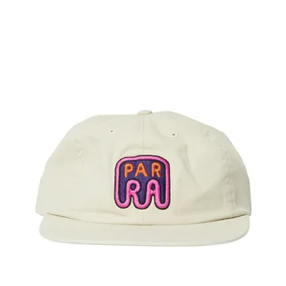 Parra Fast Food Logo 6-Panel Hat (Creme)