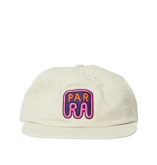 Parra Fast Food Logo 6-Panel Hat (Creme)