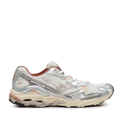 Mizuno Wave Rider 10 (Beige / Silber / Rot)