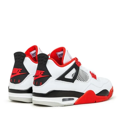 Air Jordan 4 Retro 'Fire Red' (Weiß / Rot)