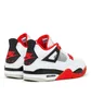 Air Jordan 4 Retro 'Fire Red' (Weiß / Rot)