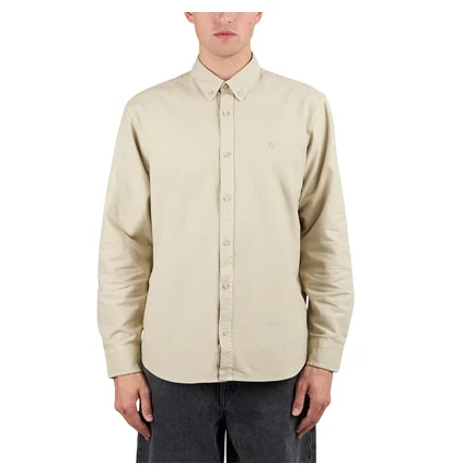 Carhartt WIP L/S Bolton Shirt (Beige)