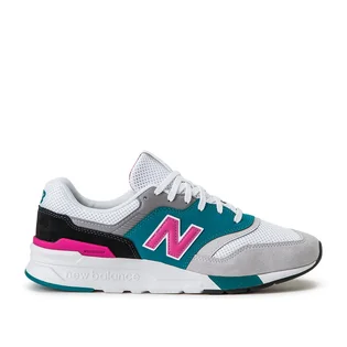 New Balance CM997 HZH (Grau / Türkis / Pink)