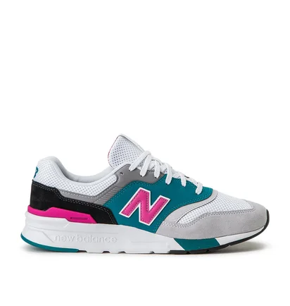 New Balance CM997 HZH (Grau / Türkis / Pink)