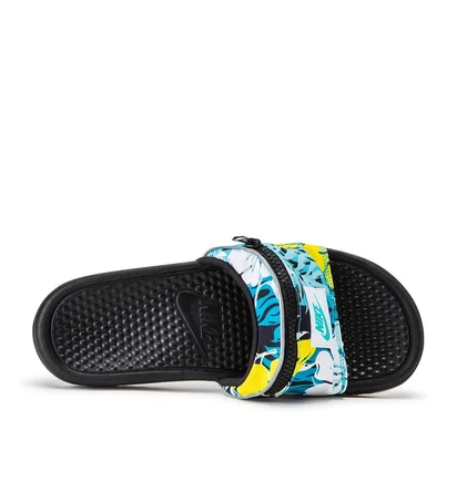 Nike Benassi JDI 'Fanny Pack' (Schwarz / Türkis)