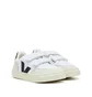 Veja Kids V-12 Velcro Canvas (Weiß / Navy)