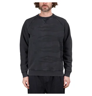 by Parra Swimming With Pets Crew Neck Sweatshirt (Grau)