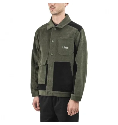 Dime Corduroy Jacket (Grün / Schwarz)