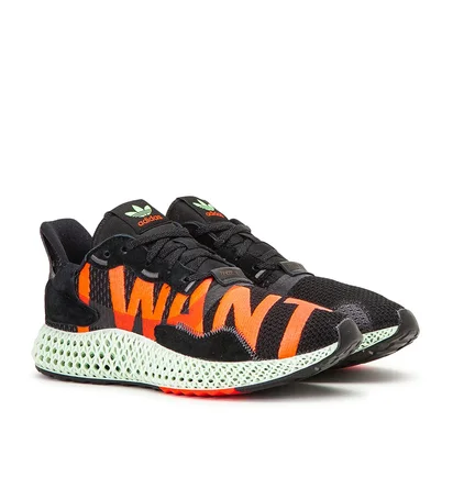 adidas ZX 4000 4D 'I Want I Can' (Schwarz / Gelb / Orange)