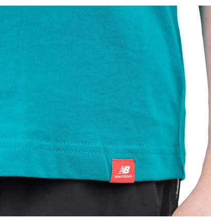 New Balance Essentials Embroidered T-Shirt (Türkis)