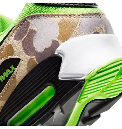 Nike Air Max 90 SP 'Volt Duck Camo' (Neon Grün / Beige)