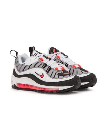 Nike WMNS Air Max 98 (Weiß / Rot / Silber)
