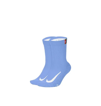 NikeCourt Multiplier Cushioned Socks (Blau)