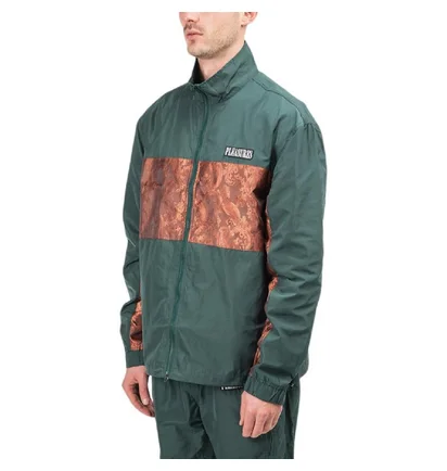 Pleasures Blast Track Jacket (Dunkelgrün)