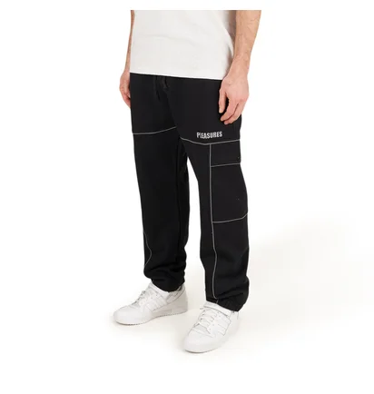 Pleasures Oracle Cargo Sweatpants (Schwarz)
