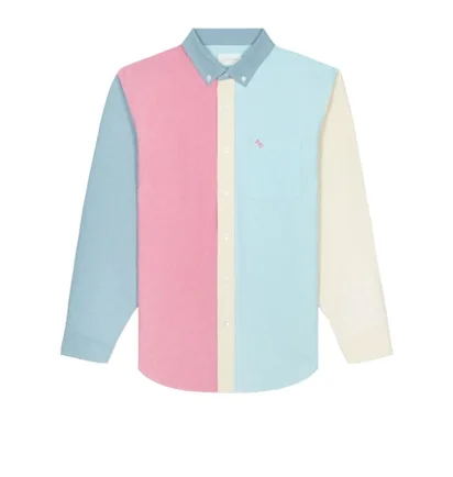 Aimé Leon Dore Color Blocked Oxford Shirt (Multi)