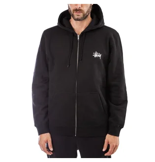 Stüssy Basic Stüssy Zip Hood (Schwarz)