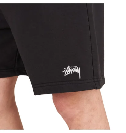 Stüssy Overdyed Stock Logo Short (Schwarz)