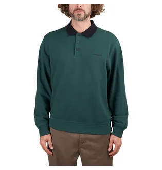 Carhartt WIP Longsleeve Vance Rugby Shirt (Grün / Schwarz)