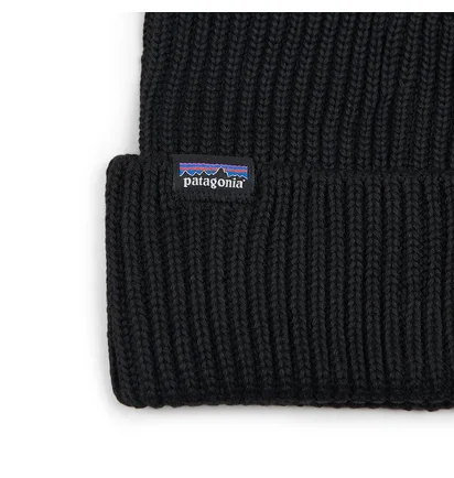 Patagonia Fisherman's Rolled Beanie (Schwarz)
