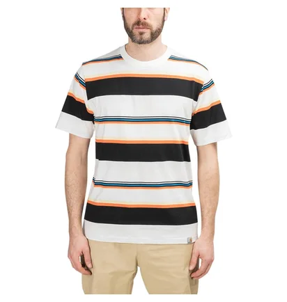 Carhartt WIP Sunder T-Shirt (Weiß / Schwarz / Orange)