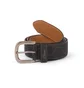 Dime Desert Leather Belt (Schwarz)