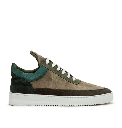 Filling Pieces Low Top Ripple (Olivgrün)