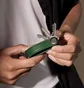 Orbitkey Key Organiser Pebbled-Leather (Grün)