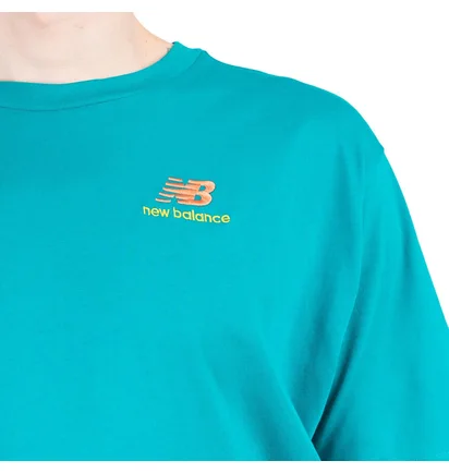 New Balance Essentials Embroidered T-Shirt (Türkis)