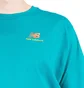 New Balance Essentials Embroidered T-Shirt (Türkis)
