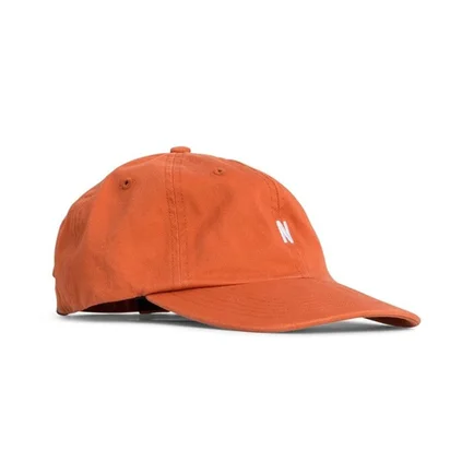 Norse Projects Light Twill Sports Cap (Rot)