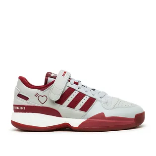 adidas x Human Made Forum Low (Grau / Rot)
