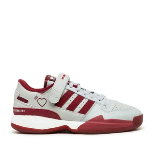 adidas x Human Made Forum Low (Grau / Rot)