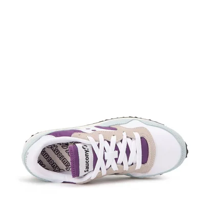 Saucony DXN Trainer Vintage W (Weiß / Purple / Hellblau)