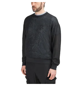 Stüssy Pig. Dyed Cotton Mesh Crew (Schwarz)