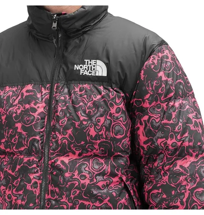 The North Face M 1996 Retro Nuptse Jacket (Rosa / Rot / Schwarz)