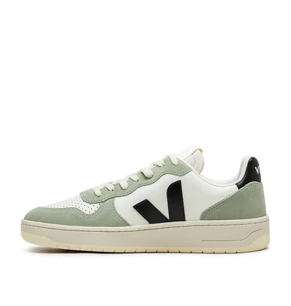 Veja V-10 Prime Leather (Beige / Grün / Schwarz)