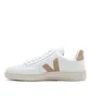 Veja V-12 Leather (Weiß / Braun)