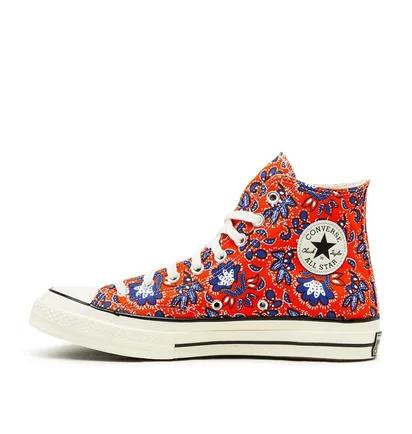 Converse Culture Print Chuck 70 HI (Rot / Blau / Weiß)