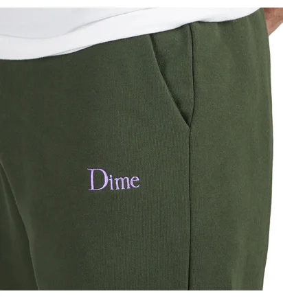 Dime Classic Small Logo Sweatpants (Grün)