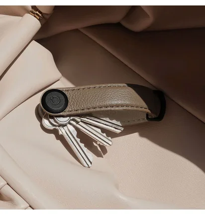 Orbitkey Key Organiser Pebbled-Leather (Oliv)