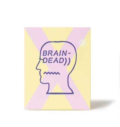 Brain Dead Logo Head Candle (Gelb)
