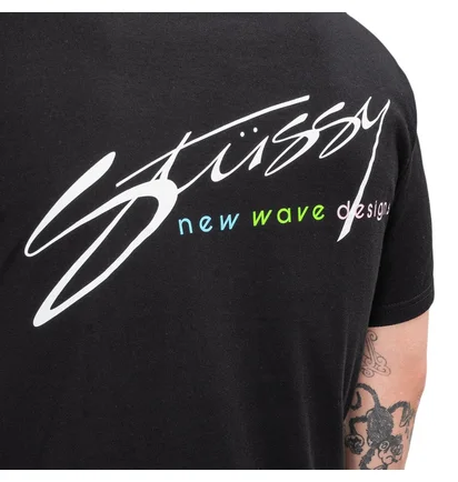 Stüssy New Wave Designs Tee (Schwarz)