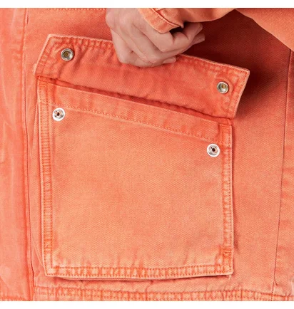 Stüssy Washed Canvas Shop Jacket (Orange)