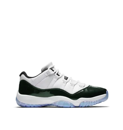 Air Jordan XI Retro Low GS 'Easter' (Weiß / Schwarz / Emerald Rise)