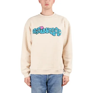 Brain Dead Slime Reverse Fleece Crewneck (Natur)