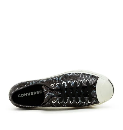 Converse Jack Purcell OX Archive Reptile Low (Schwarz / Blau)