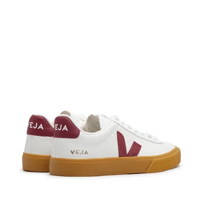 Veja WMNS Campo Chromefree Leather (Weiß / Rot)