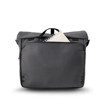 Heimplanet Transit Line Roll Top Messenger Bag (Schwarz)